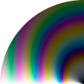 Colours reflected from a thin water film depending on thickness and angle of incidence.png